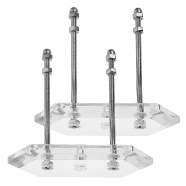 Skateboard Väggfäste Rack Förvaring Display För Modern Estetisk Rum Förbättring 2st Silver