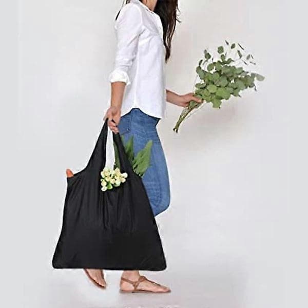 3 genanvendelige indkøbsposer, foldbar shopper
