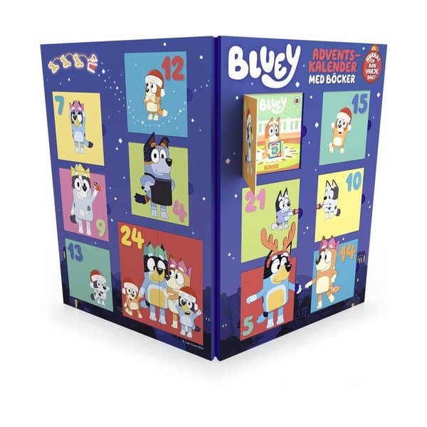 Bluey adventskalender (bok) 500