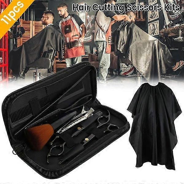 Hårklippningssax Kit - 11 delars frisörsaxset för barberare