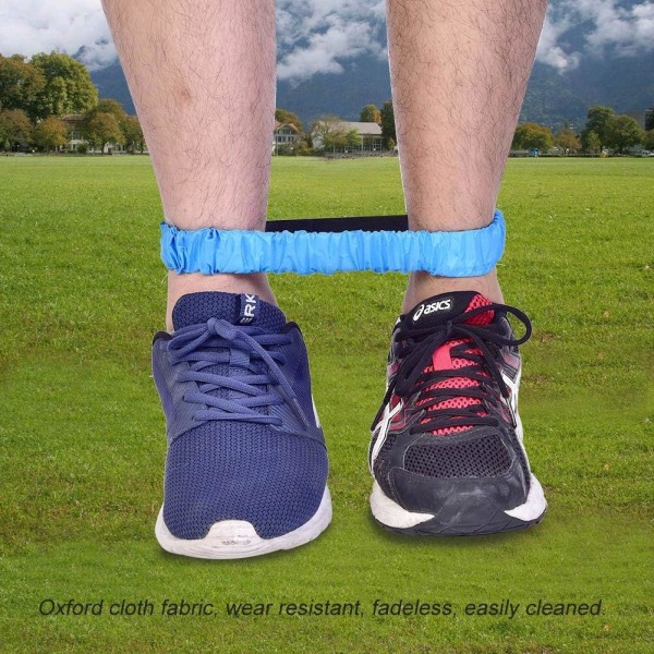 3 ben tävlingsband 4 st slitstarka mjuka elastiska knytrep för barn utomhus bentävlingsspel