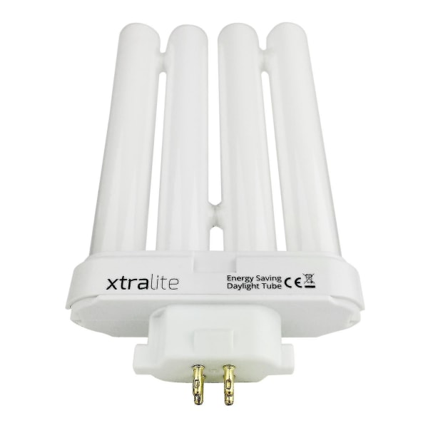 Xtralite 27w Päivänvalon Vaihtolamppu Tehokkaisiin Lukuvalaisimiin, 4-Pin Gx10q-4 Quad Putki (6500k) Single Pack