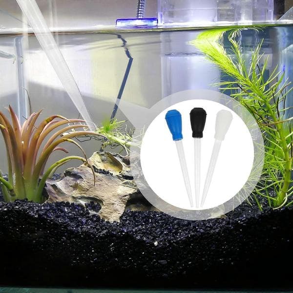 Akvarium Sifonrenser til fjernelse af affald 3 stk. pipette rør