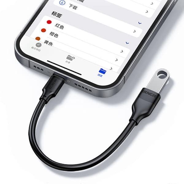 USB C til USB 3.0 OTG-kabel til telefon, tablet S24 S23 og andre USB C-enheder Effektiv strømforsyning datakabel 2m