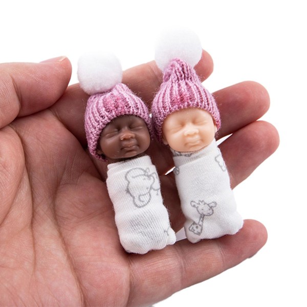 Mini Reborn Babydukker Små Resin Babyer Tiny Realistisk Babydukke For Babyshower Gaveposer