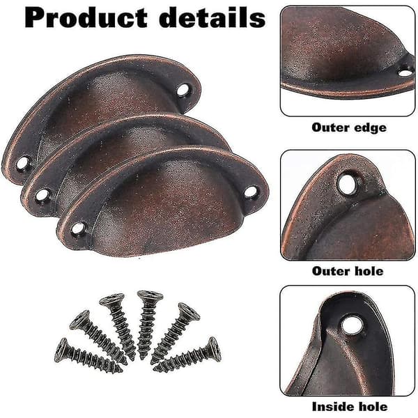 Stål Cargo Anker Feste Overflatemontering Flush Mount Clip Høy Styrke~5107 Red bronze