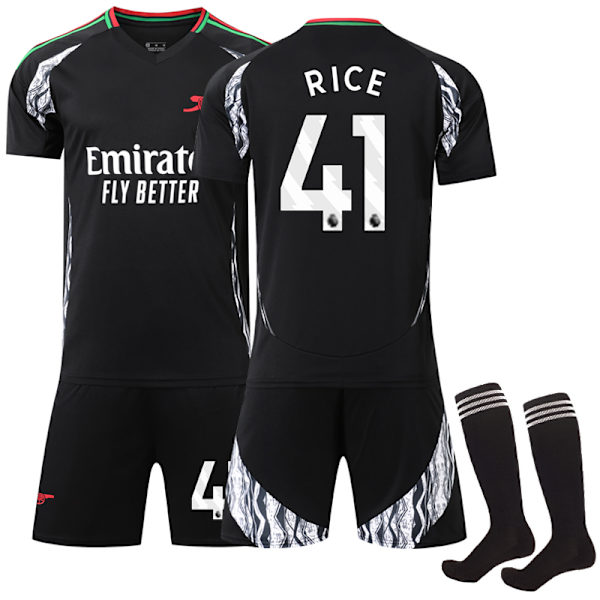 Arsenal Aawy Barn/Vuxen Fotbollströja 2024-2025 Jersey Nr. 41 Rice 28