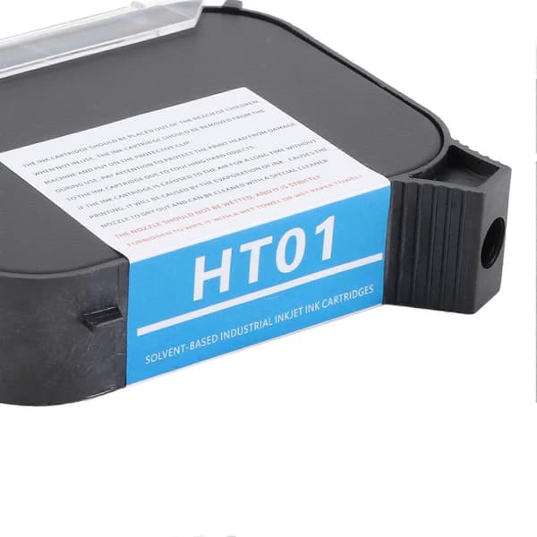 42ML Håndholdt Printer Blækpatron Hurtigtørrende Inkjet Printer Patron Udskiftning 12.7mm Sort