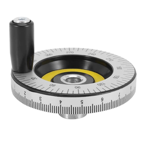 80mm Solid Hjul Skala Håndsveiv Mekanisk Kalibrert Håndsveiv