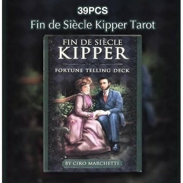 Fin de Siècle Kipper: Tarotkortlek Engelsk Version Spådom Ockult Orakel - WELLNGS