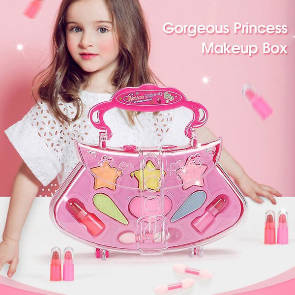 Piger Prinsesse Makeup Sæt Baby Børn Simulering Festlegetøj Nytårsgave Makeup Box Baby Børn