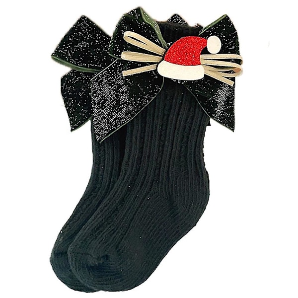 Babyflickor och -pojkar Sockor Mjuka Varma Mysiga Julstrumpor inomhus__xs(Få dem) XS