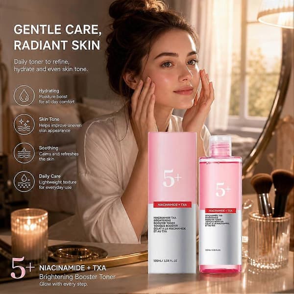 5+ Niacinamid + TXA Lysnende Booster Toner-100ml