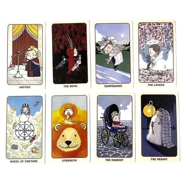 12x7cm Ari Tarot -korttipeli