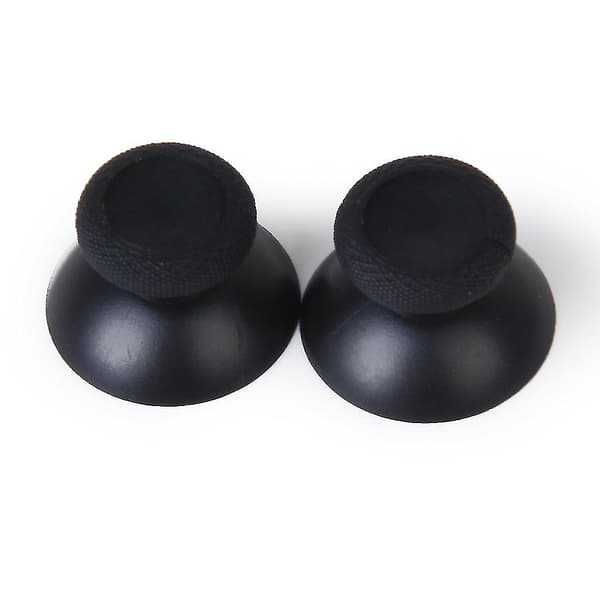 1 par med joystick-erstatninger for kontroller, svart Y