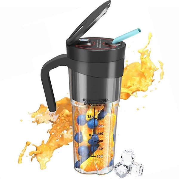 Bærbar Mini Elektrisk Juicer med USB-lading og Multifunksjon White