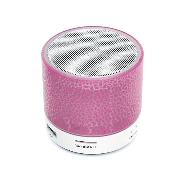 Vaaleanpunainen kannettava Bluetooth kaiutin Langaton äänilaatikko Lantern Surround Stereo Subwoofer