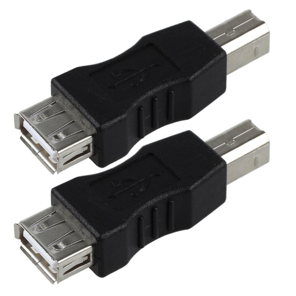 2x USB Type A hunn-til USB-type B hann-adapter
