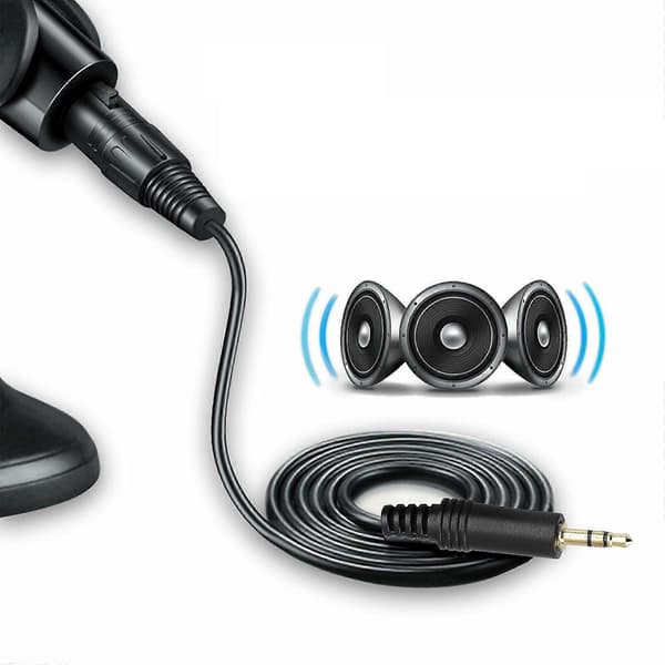 3,5 mm till XLR-ljudkabel