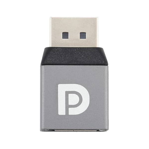 DisplayPort Naaras - DisplayPort Uros -sovitin Harmaa size 13