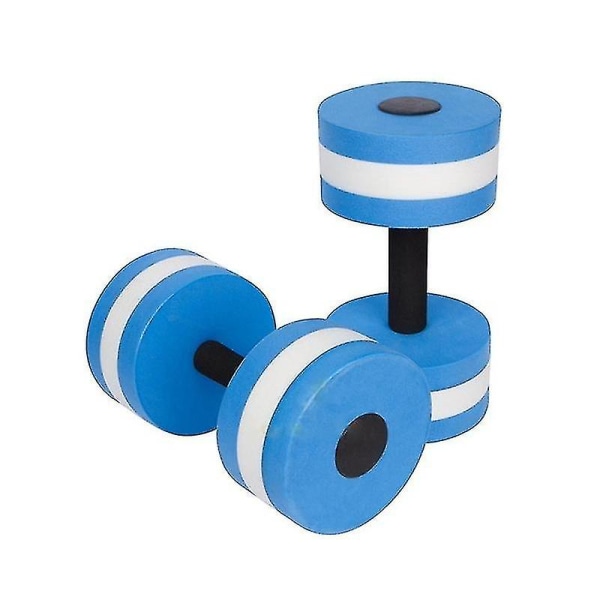 Vatten Aerobic Träning Skum Hantlar Pool Motstånd Yoga Fitness Vattenbadutrustning Blue