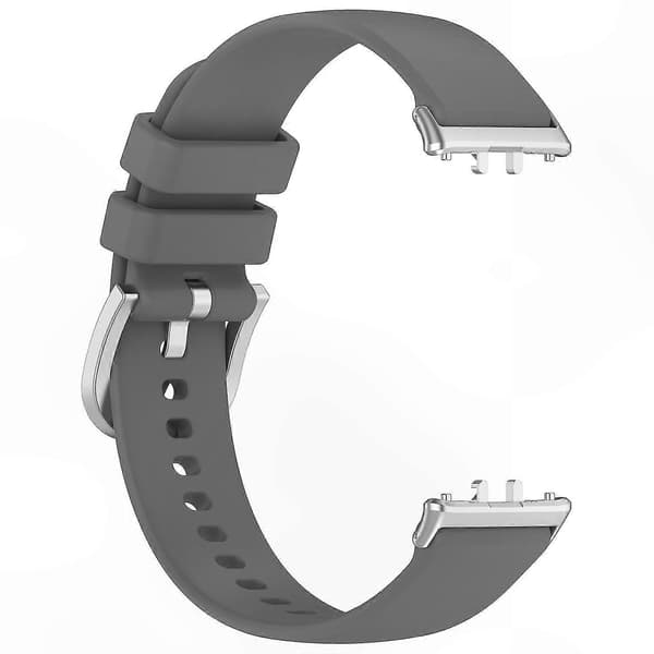 Blød silikone erstatningsrem til fitness-tracker-kompatible enheder Dark grey