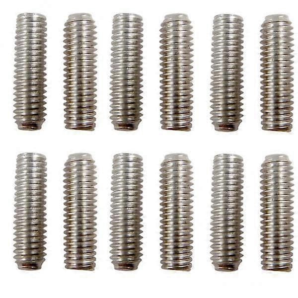 9X 12-pack Tremolo Stall Sadel Stränglås Skruvar för Elgitarrbas