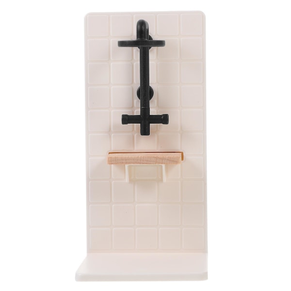 Nukkekodin huonekalut Kylpyhuoneen pienoishuonekalut Nukkekodin suihkuhuoneen malli