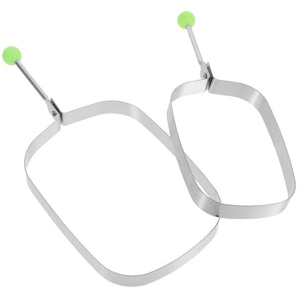 Æggering kageform i rustfrit stål til bagning 2 stk. non-stick køkkenredskab