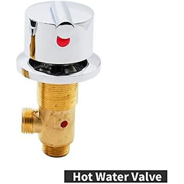 Badekarbatteri Bad Blander Dusjbatterier Baderomsbatteri Varmt Kaldt Vann Solid Messing Blanderkran Hull Blad Håndtak Blanderkran