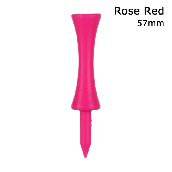 Golf Tees Golfer Ball Tees Hållare ROSE RED 57MM rose red 57mm