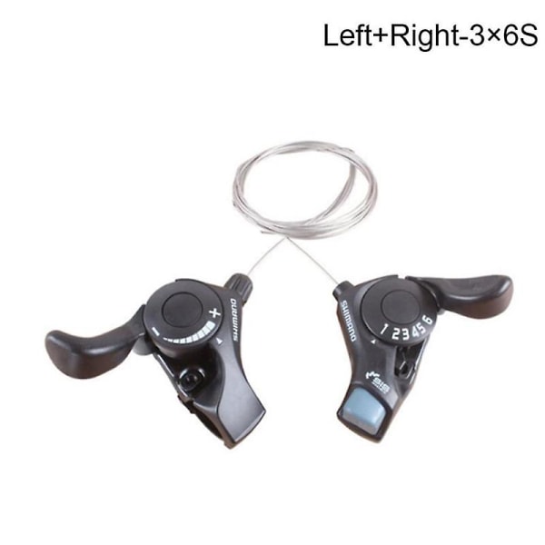Cykelväxel 3x7 Speed ​​Trigger Shifters Mtb Bike Transmission Shift Spakar Left and Right 1 Pair