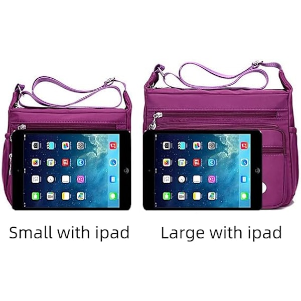 Naisten olkalaukku, tilava monitoimilaukku, naisten crossbody-laukku, muodikas shopperi, yläkahvallinen satchel-laukku