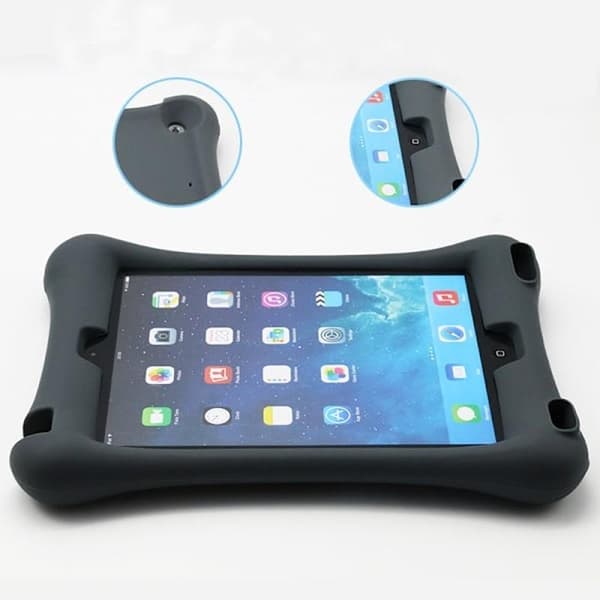 Silikonecover til børn til iPad 10.2 / Pro 10.5 / Air 3, sort