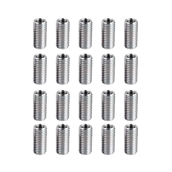 20 Pcs Thread Reducing Nuts, M8 Male To M6 Female Thread Screw Sleeve Bolt Conversion Nuts, Threade