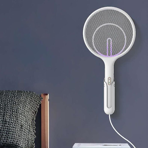 Elektrisk myggestik USB genopladelig ketsjer anti insekt flue bug zapper dræber bærbar håndholdt