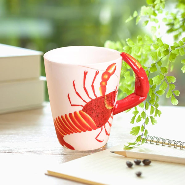Kawaii krus | 400 ml keramisk kaffekrus 3D dyr | Sjovt dyre kaffekrus, kvinder nyhed kaffekrus til te mælk morgenkaffe