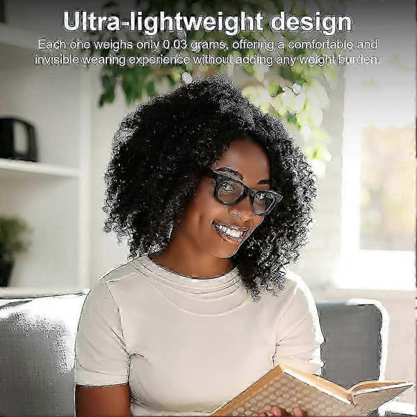 20 STK LED-lysdæksel til Meta Smart Glasses, til Skyler Headliner Display/ Meta HSTN Svart
