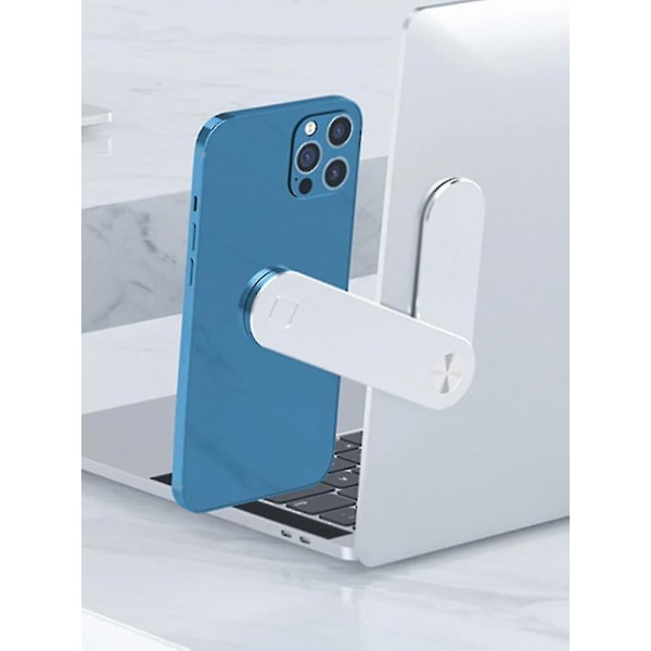 Magnetisk Laptop Telefonhållare Justerbart Laptop Stativ Laptop Sido Montering Clip