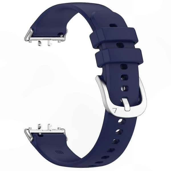 Blød silikone erstatningsrem til fitness-tracker-kompatible enheder Dark blue