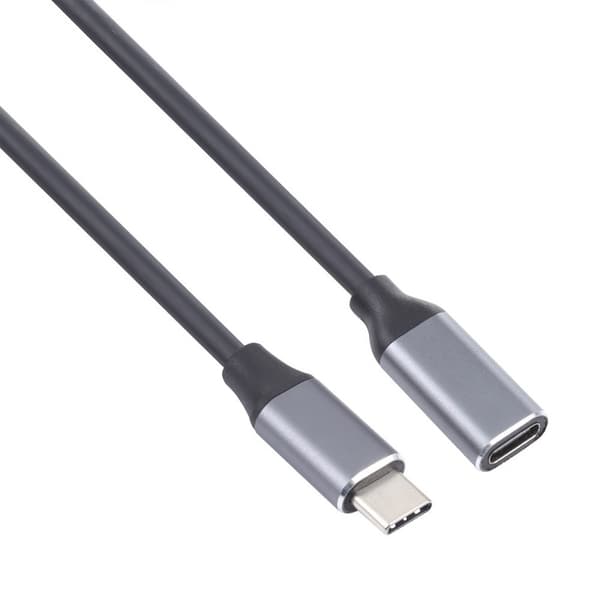50 cm USB-C Uros - USB-C Naaras Adapterikaapeli Musta size 20