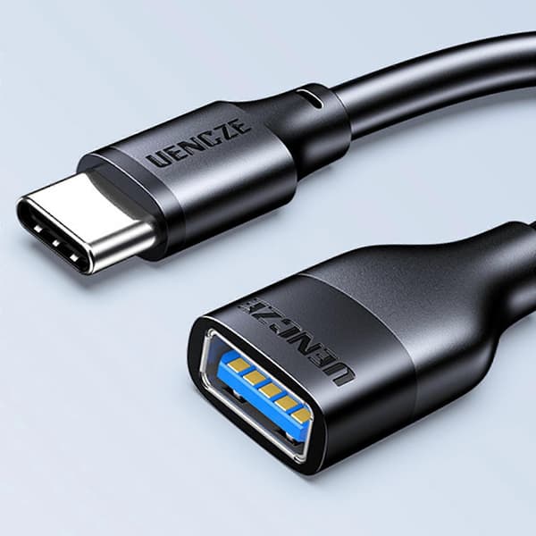 USB C til USB 3.0 OTG-kabel til telefon, tablet S24 S23 og andre USB C-enheder Effektiv strømforsyning datakabel 2m