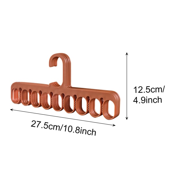 5 st 9-håls utrymmesbesparande garderobs förvarings torkställ arrangör tillbehör