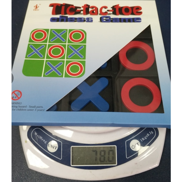 Risti- ja nollapeli lapsille, sisätiloissa pelattava Tic-tac-toe Noughts