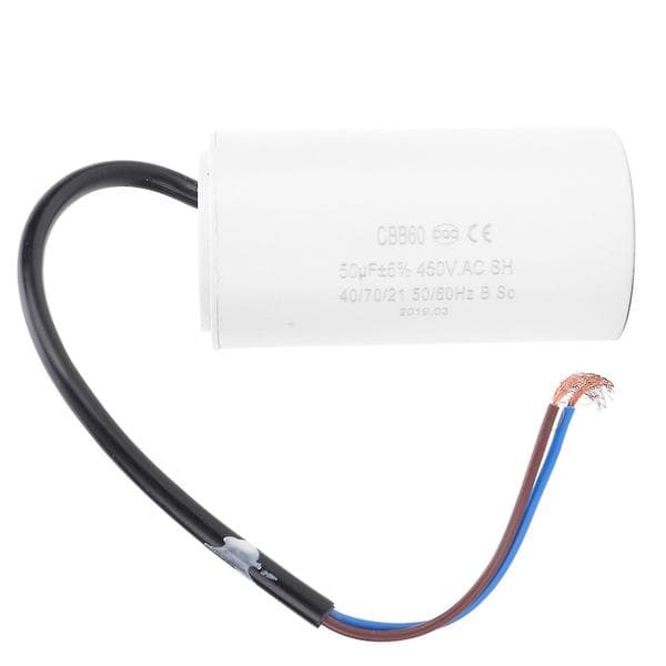 450V 50uF CBB60 med Trådleder