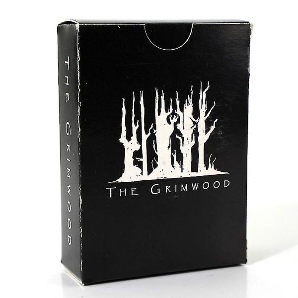 Grimwood: Hieman strateginen, erittäin kaoottinen korttipeli Grimwood-korttipeli 68 vakiokokoista korttia