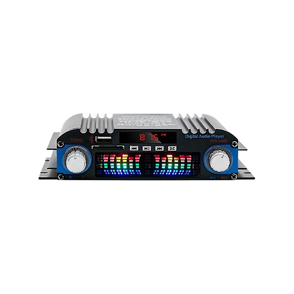 4-kanals 60W Hög Effekt Bil Bluetooth Ljudförstärkare Hifi Stereo Mini Ljudmottagare För Bil Ljudmodifiering Hem