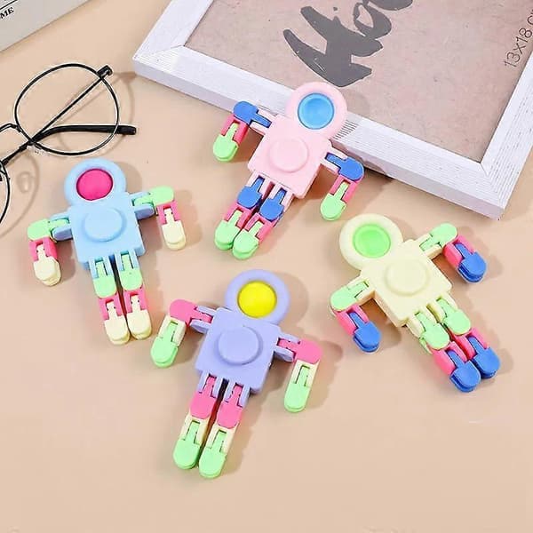Fidget Spinnere Sett For Stresslindring & Festgaver 5Pcs Random