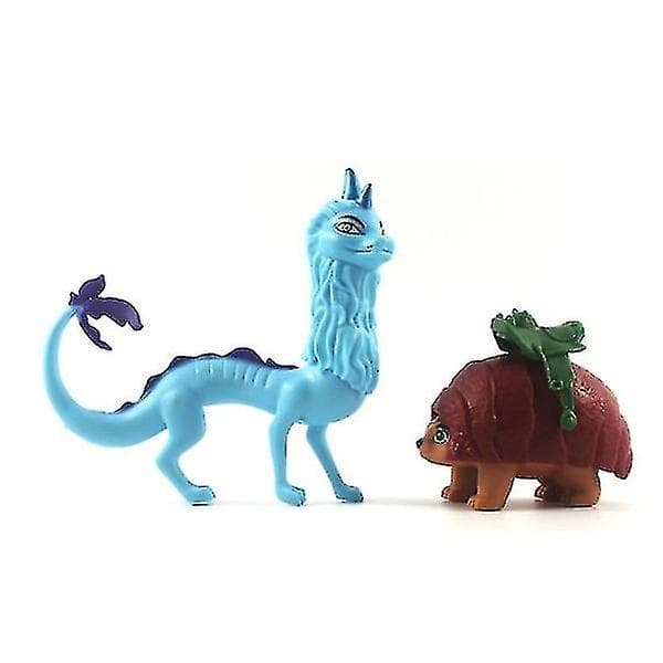 8 stk. Raya og den sidste drage figurer - Raya og den sidste drage