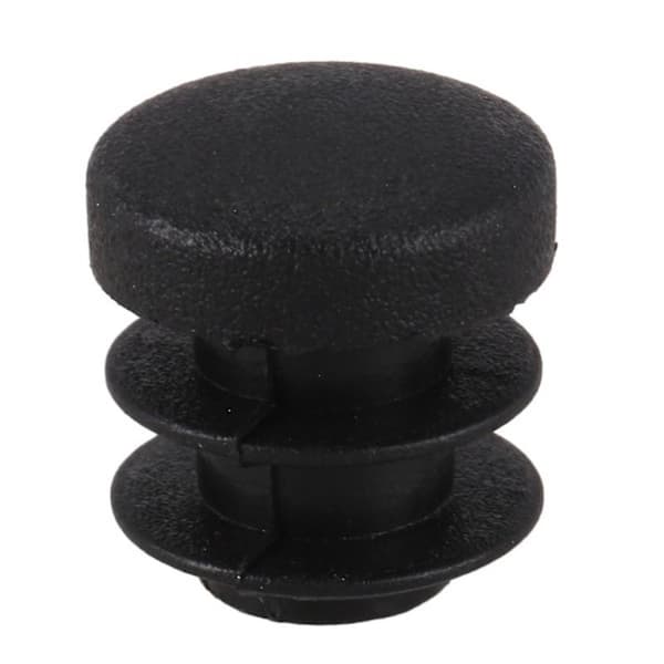 Chair Table Leg Plug 14mm Diameter Round Plastic Cover Threaded Insert Tube 12 pcs